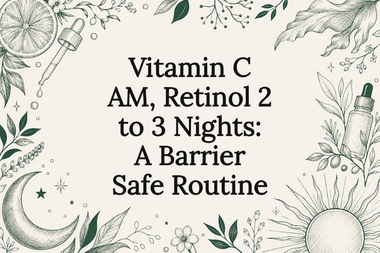 Vitamin C and retinol routine title card