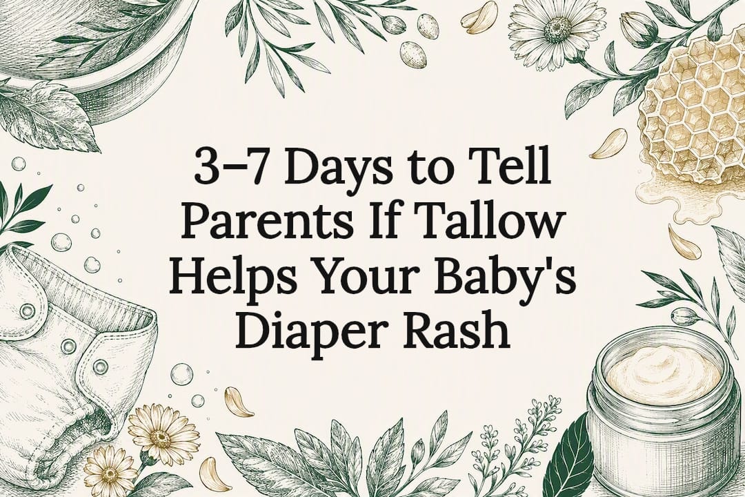 Botanical diaper rash title card