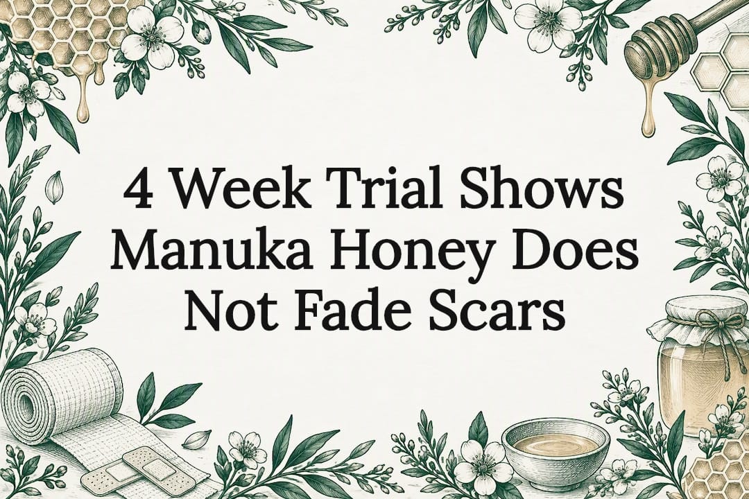 Manuka honey and scar care title card