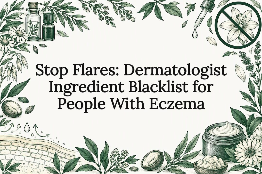 Decorative eczema ingredient title card