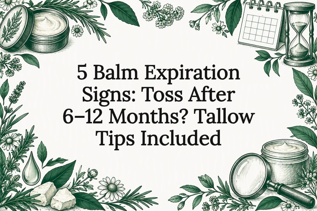 Decorative balm expiration title card