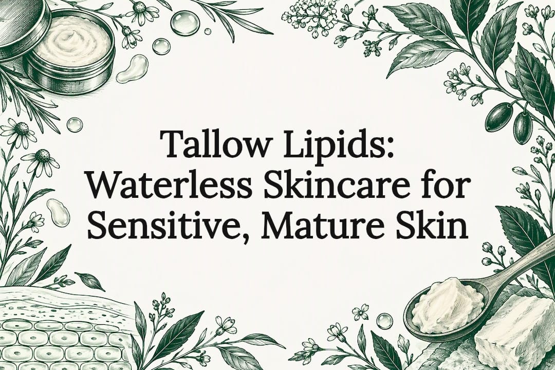 Tallow lipids skincare title card