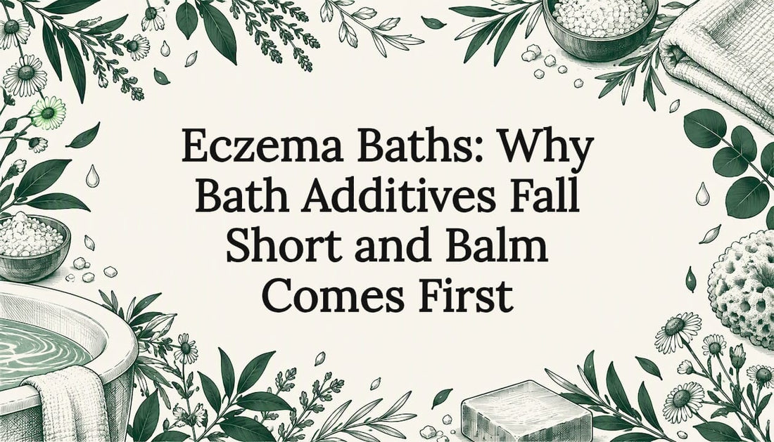 Hand-drawn bath and botanical title card