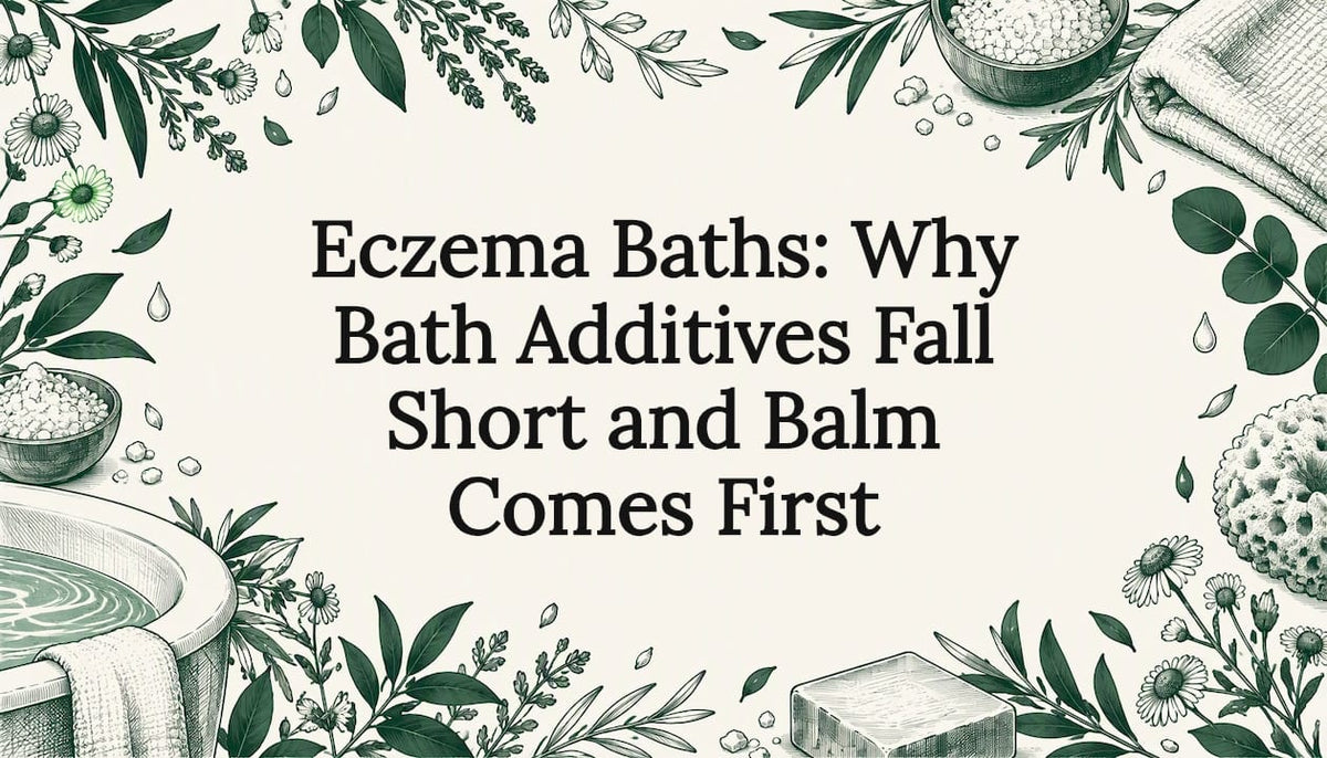 Hand-drawn bath and botanical title card