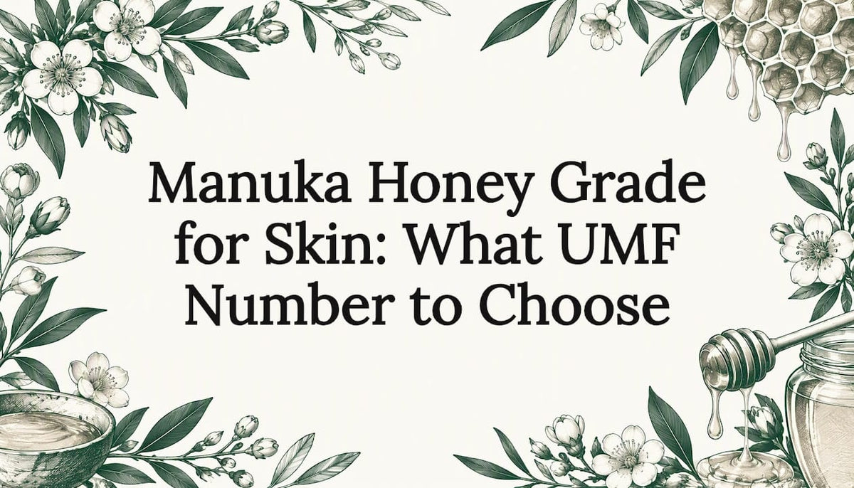 Manuka botanical title card illustration