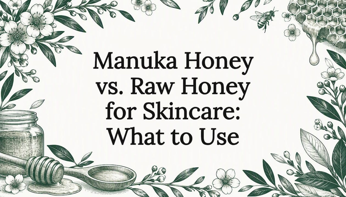 Hand-drawn honey and botanical title card