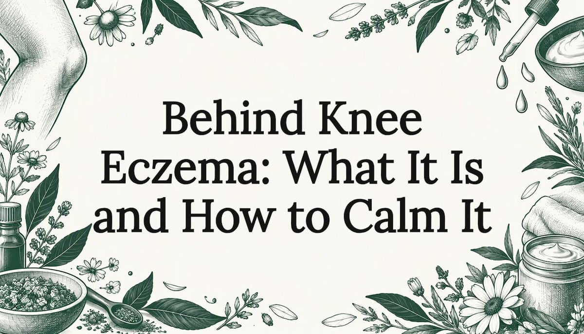 Decorative eczema title card illustration