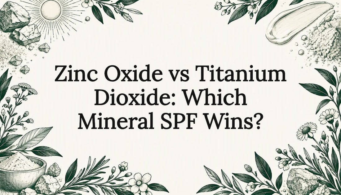 Mineral sunscreen title card illustration