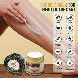 Whipped Beef Tallow Balm with Manuka Honey - 2.4 oz Jar