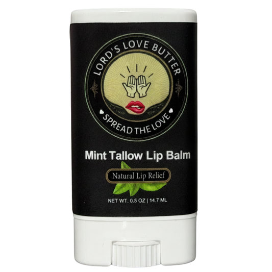 Mint Beef Tallow Lip Balm Stick