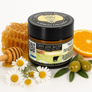 Vitamin C Whipped Beef Tallow Balm with Manuka Honey & Squalane