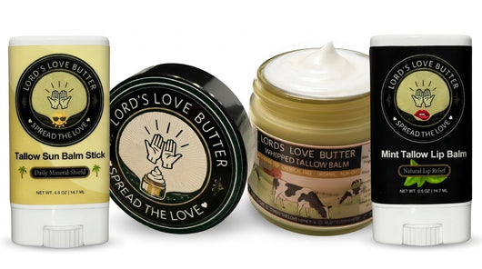 Jar, Lip Balm & Sun Shield Tallow Bundle