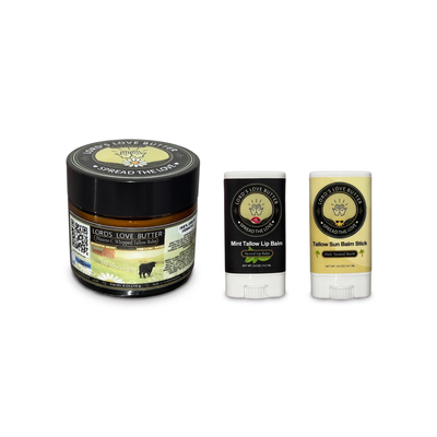 Tallow Glow Kit — Vitamin C, Squalane, Rosehip + Zinc Oxide