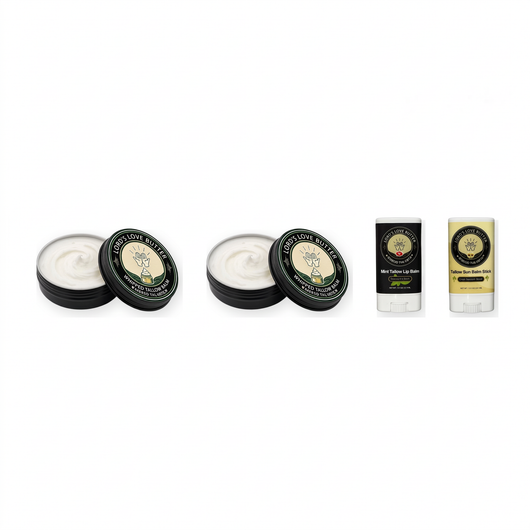 Tallow Double Tin Kit — Manuka Honey, Zinc Oxide + Propolis