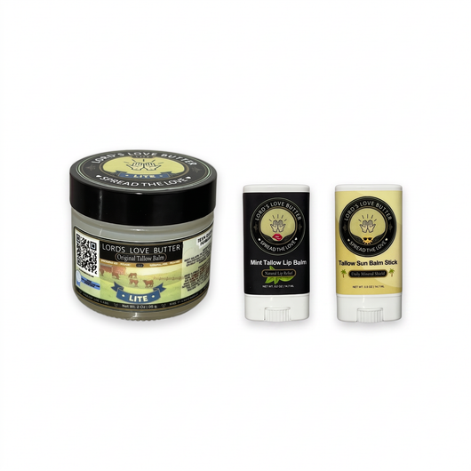 Tallow Starter Kit — Manuka Honey, Zinc Oxide + Propolis