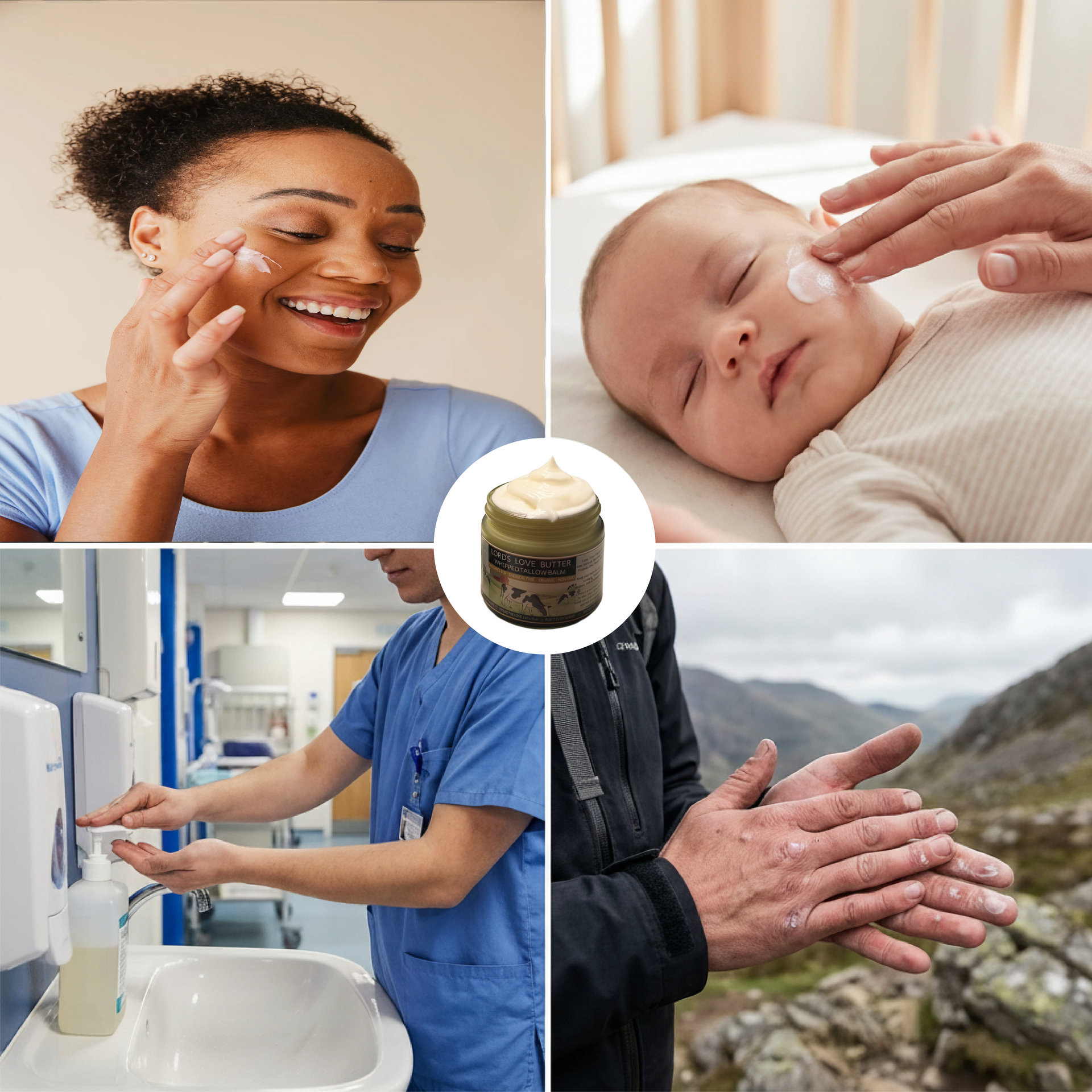 Whipped Beef Tallow Balm with Manuka Honey - 2.4 oz Jar