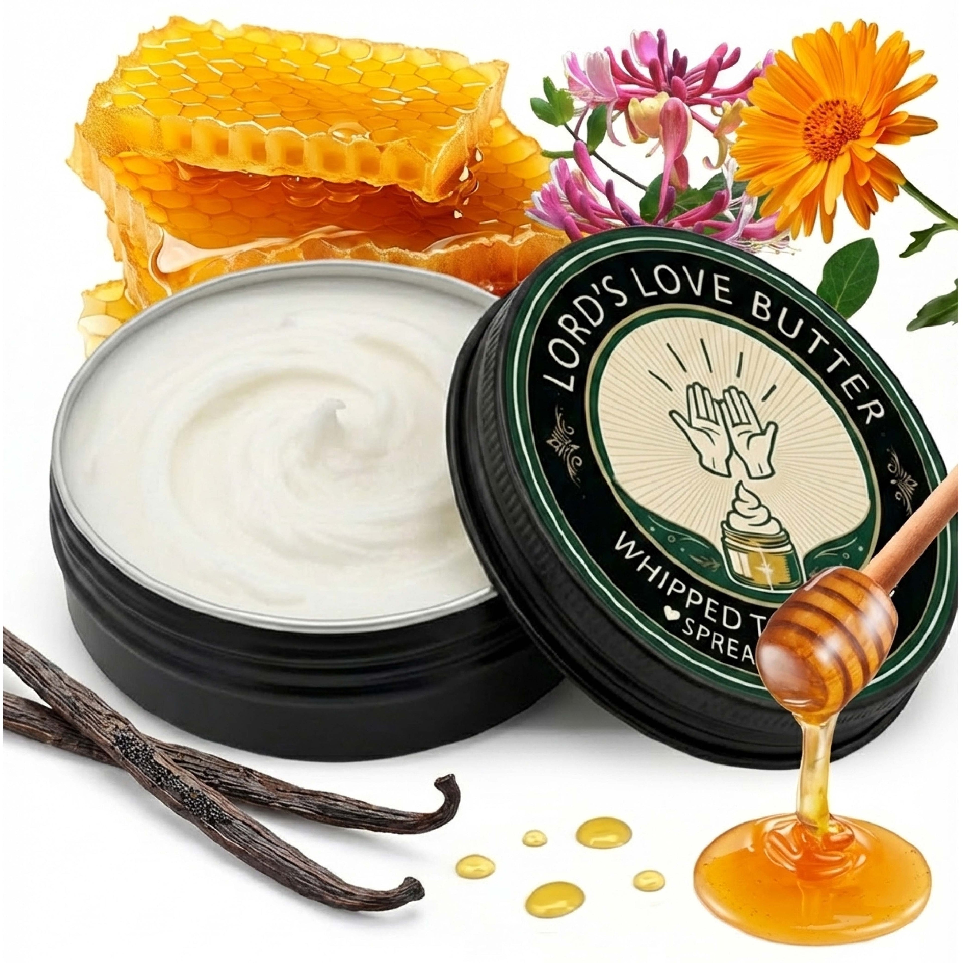 Lord's Love Butter whipped beef tallow balm 2.4 oz travel tin