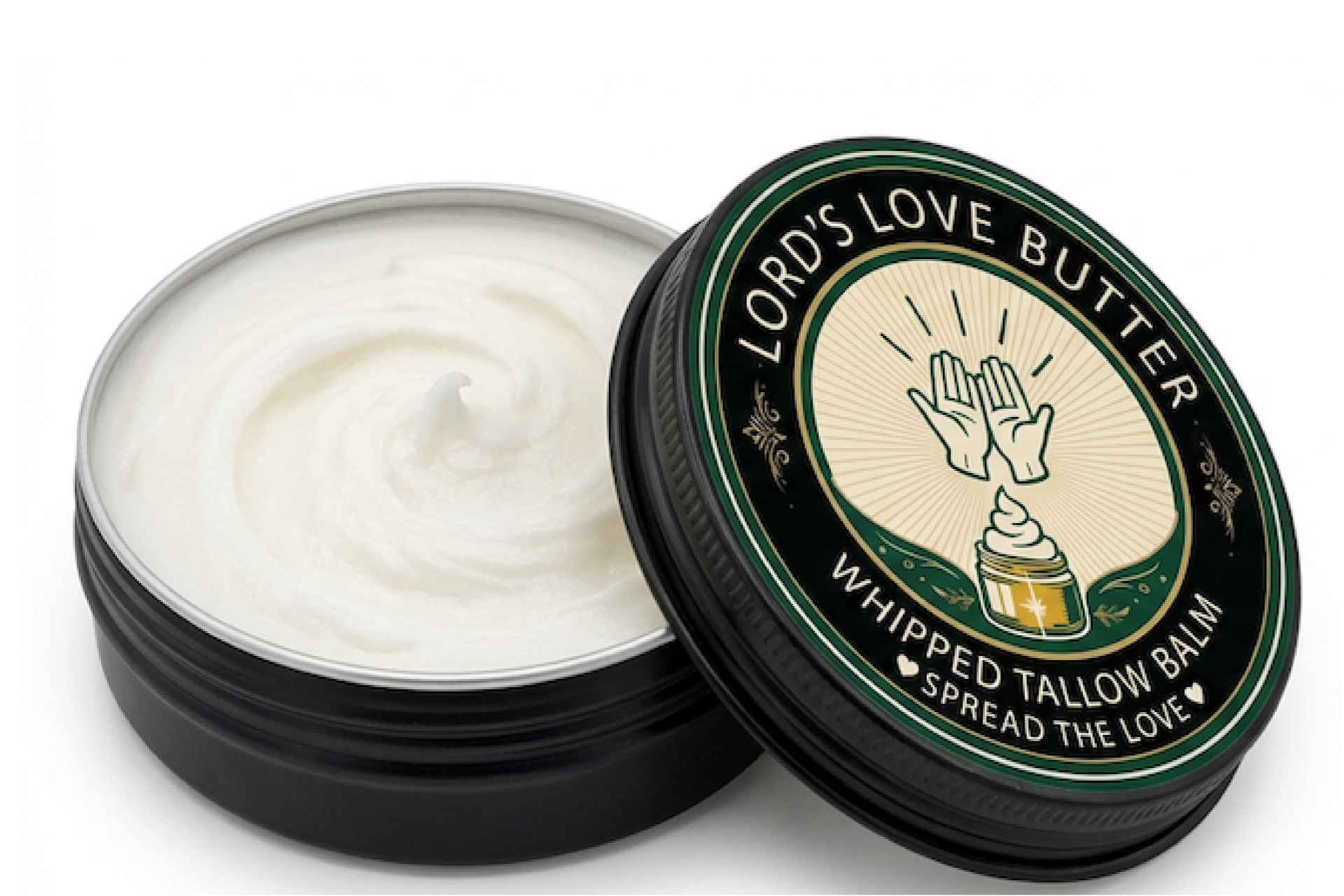 Whipped Beef Tallow Balm with Manuka Honey - 2.4 oz Tin