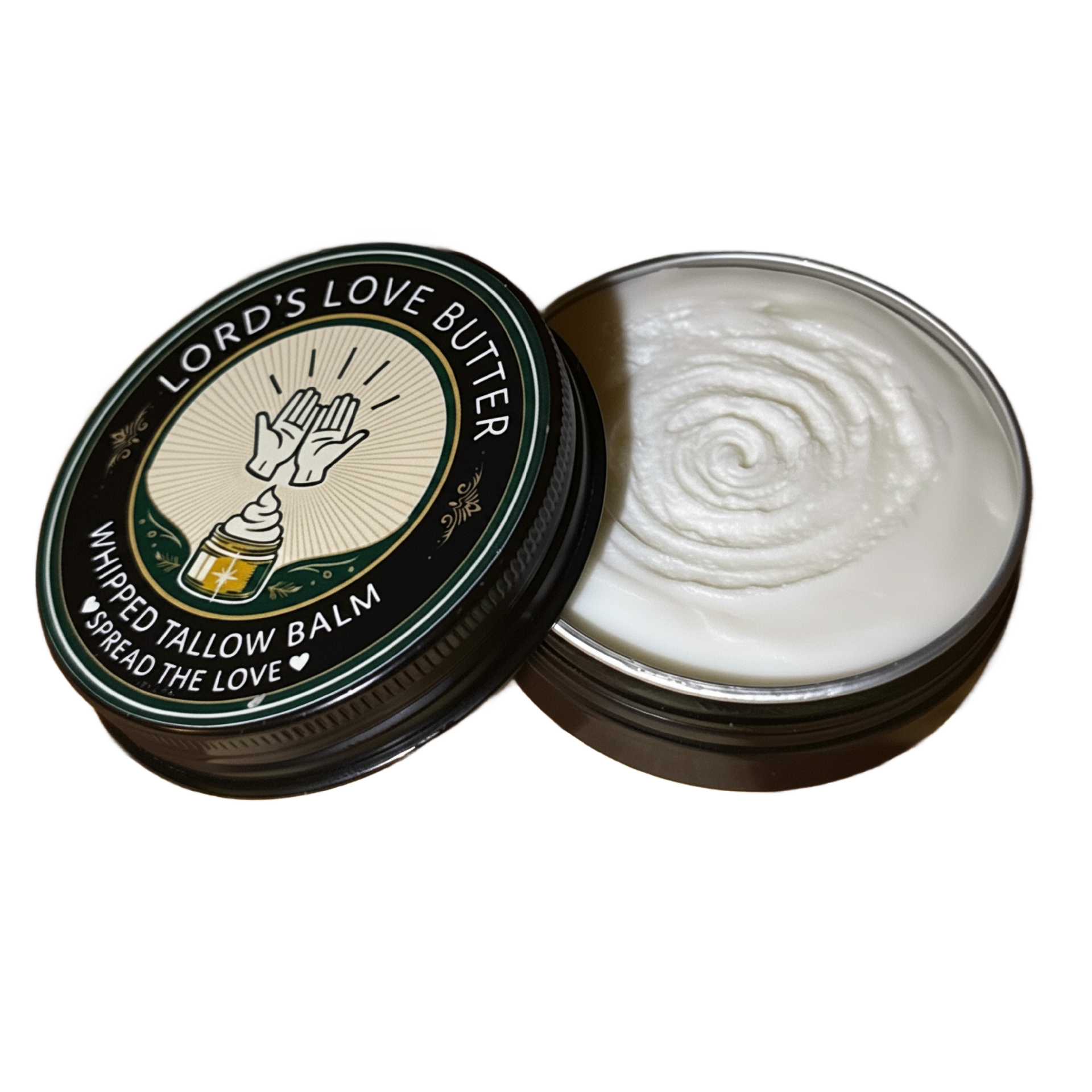 Whipped Beef Tallow Balm with Manuka Honey - 2.4 oz Tin
