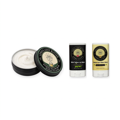 Tallow Outdoorsman Kit — Manuka Honey, Zinc Oxide + Propolis