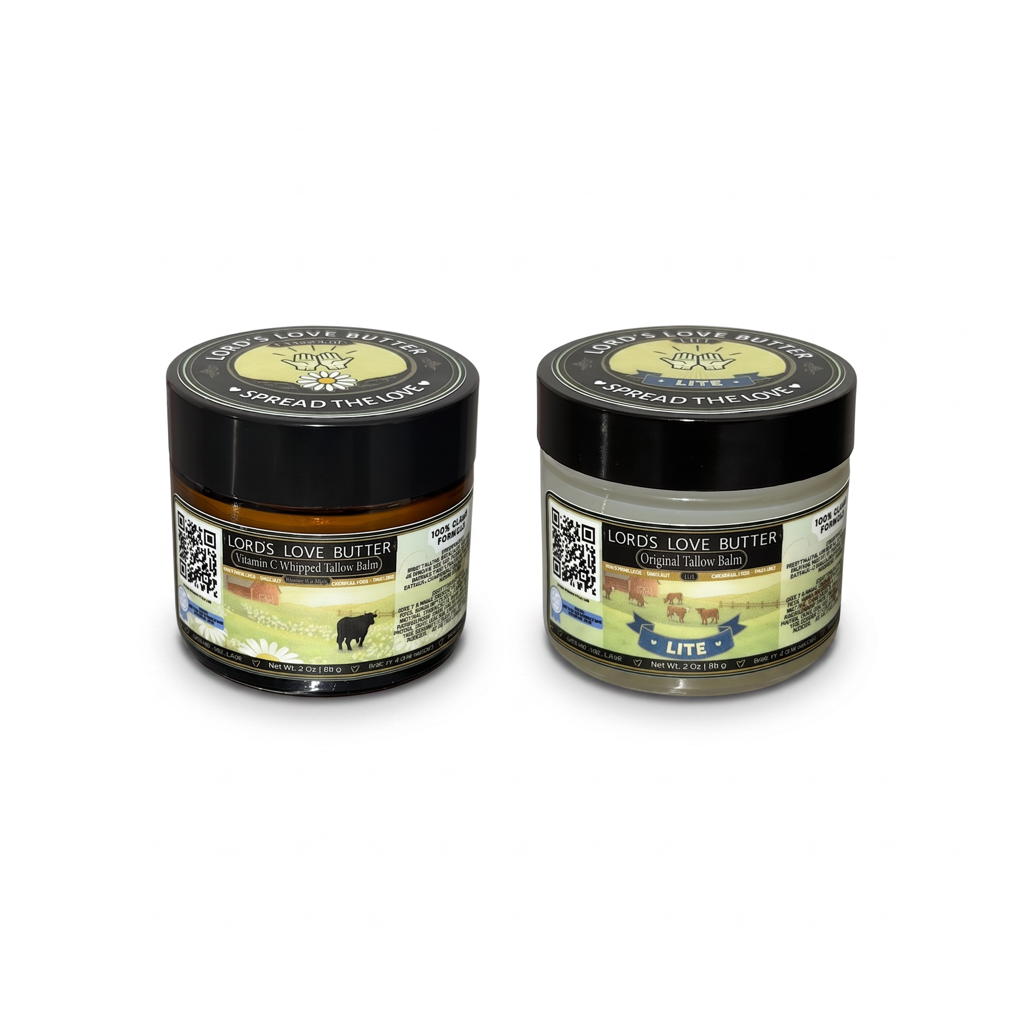 Tallow Face Duo — Vitamin C, Squalane + Rosehip Oil